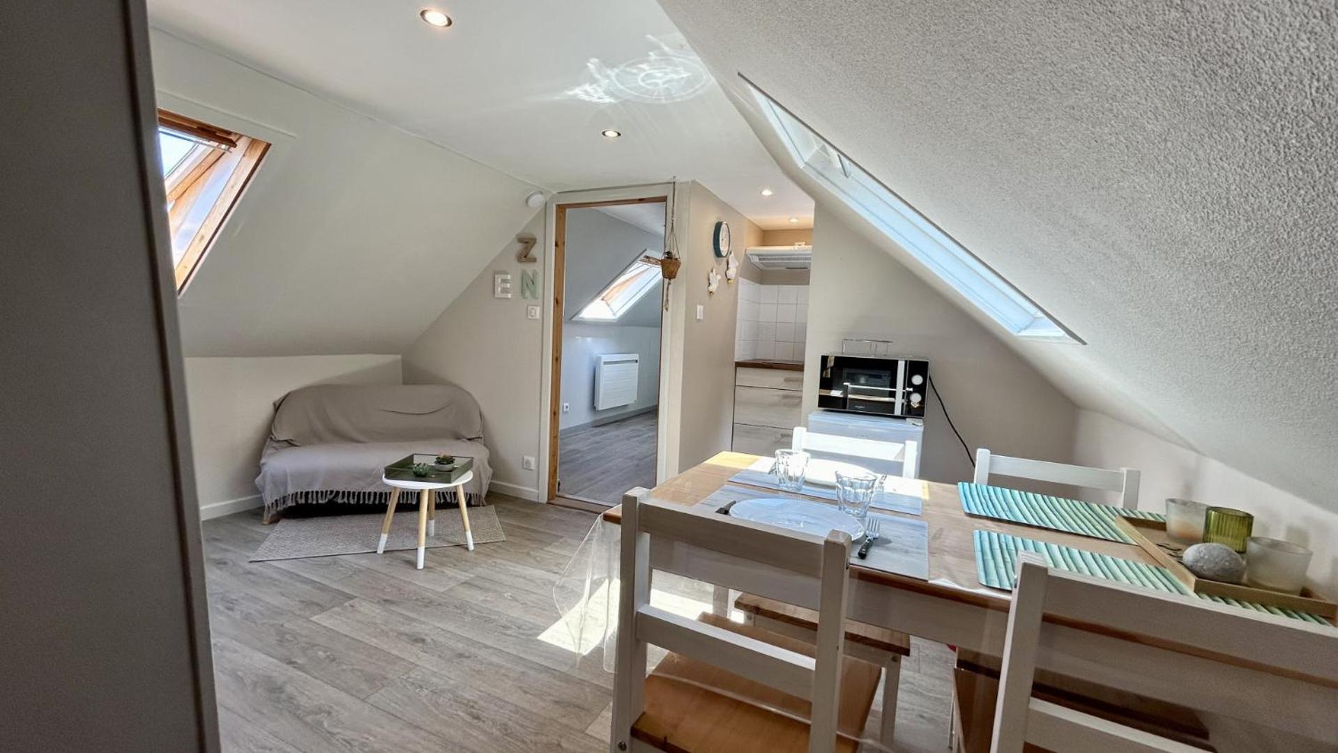 Terre & Mer'Veilles 2, Appartement Avec Spa Pour 2 Personnes Favieres  Bagian luar foto